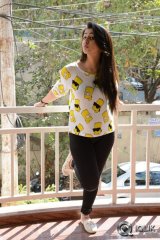 Nikki Galrani at Krishnashtami Movie Promotions